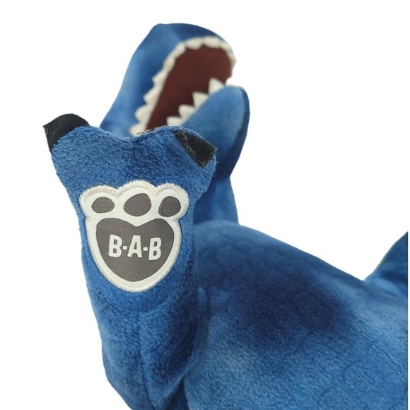 Build A Bear Dinosaur T Rex 17" Plush Stuffed Animal Toy Jurassic Dino Blue BABW - Picture 9 of 12
